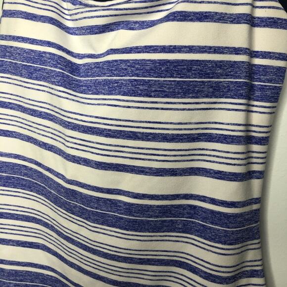 Nike Racerback Tank Blue White Stripe 8/M EUC - Picture 8 of 9